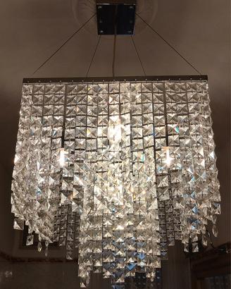 lampadario design cristallo