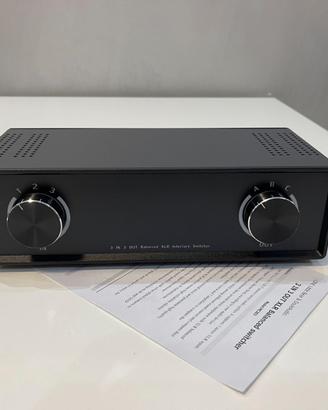Switch XLR Audio bilanciato 3 IN-3 OUT
