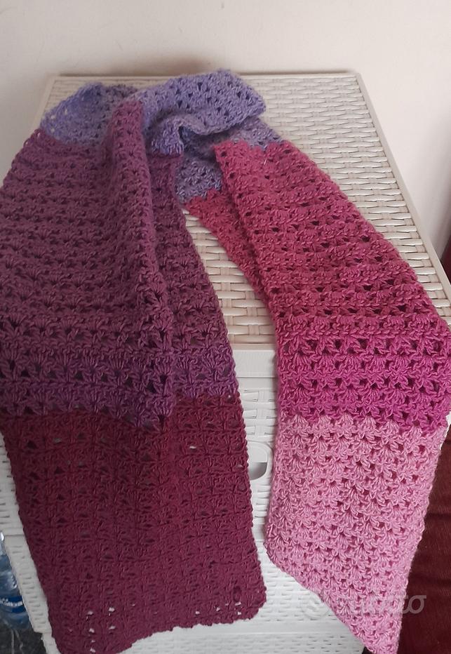 Sciarpa uncinetto Vendita in Abbigliamento e accessori