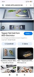 Piastra Teriaki ad incasso AEG Elettrolux 