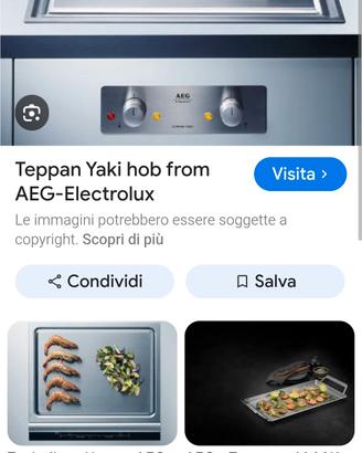 Piastra Teriaki ad incasso AEG Elettrolux 