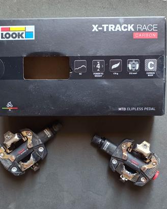 Pedali Look MTB X-Track RACE Carbon - Black