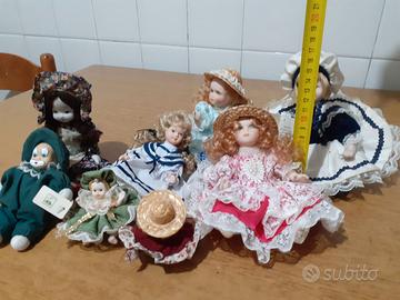 Bambole in porcellana  Biscuit e Capodimonte