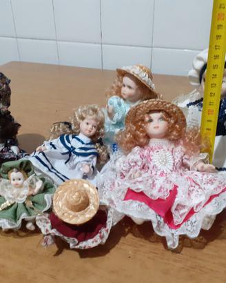 Bambole in porcellana  Biscuit e Capodimonte