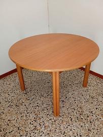 Tavolo rotondo allungabile diametro 118 cm
