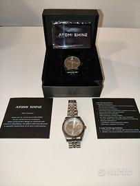 Orologio ORIGINALE AtomiShine automatico PVD nuovo
