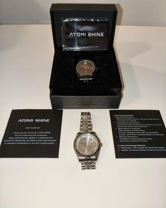 Orologio ORIGINALE AtomiShine automatico PVD nuovo