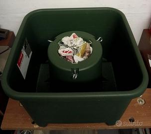 Vaso contenitore in plastica per Albero di Natale