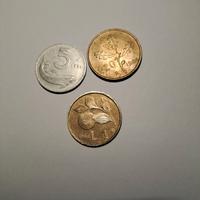 Monete Lira italiana 1946 1954 1986