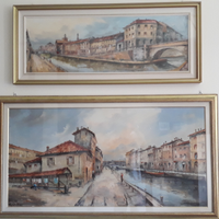 Quadri vecchia milano navigli centro