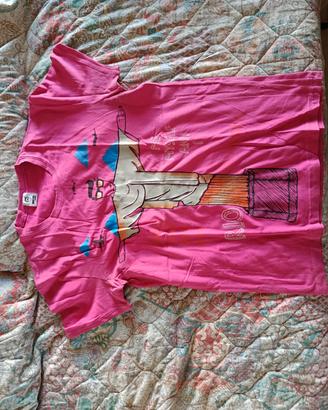 T-shirt fucsia Warren Webber Grafica Rio Me Myself