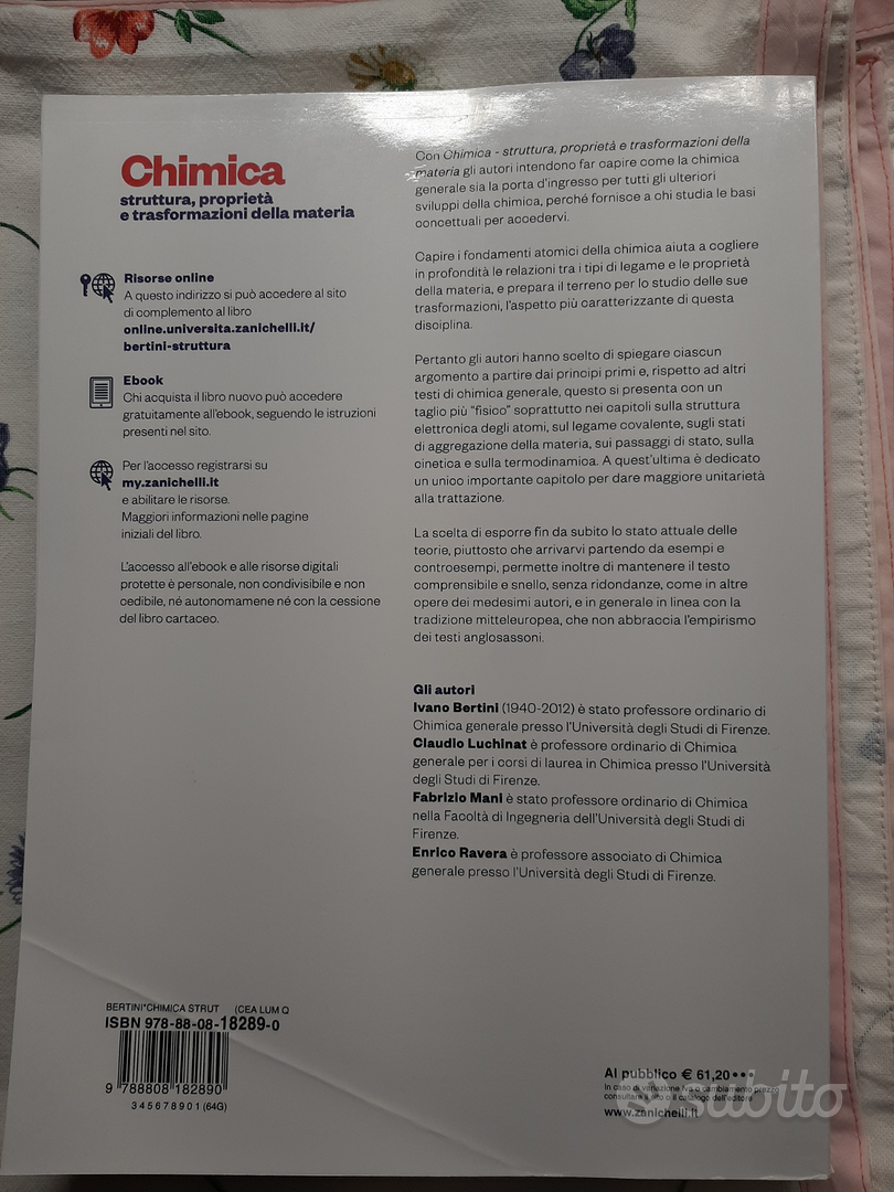 Chimica generale. Struttura, proprietà e trasformazioni della materia. Con  e-book