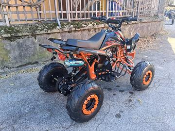 QUAD 125 RUOTE 7 NERO/ARANCIO