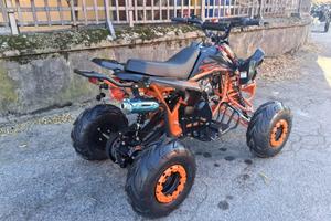 QUAD 125 RUOTE 7 NERO/ARANCIO