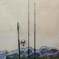3 canne da pesca
