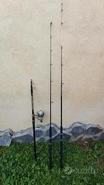 3 canne da pesca