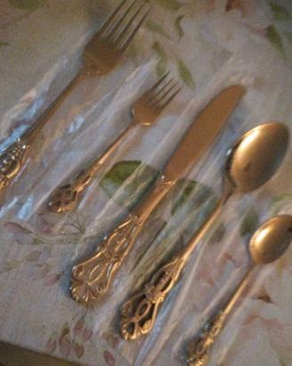 20 pezzi posate acciaio inox nuovi