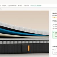 Materasso a Molle alla Francese 140x200 IMBALLATO