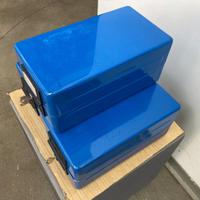 CASSETTA PORTAVALORI BLU - 30 x 16 - H 14 cm