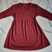 maglia mezze maniche rosso scuro taglia 44/46