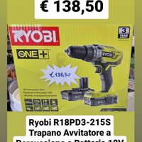Trapano avvitatore Ryobi a batteria 18V