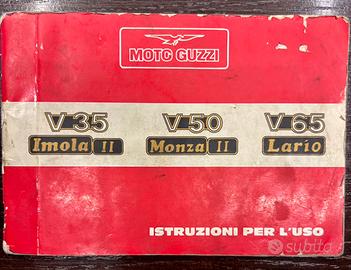 Libretto  manutenzione Guzzi Imola Monza e Lario