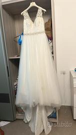 Vestito da sposa bianco donna 44/46 trattabile