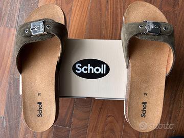 Zoccoli Scholl Pescura Flat Cork