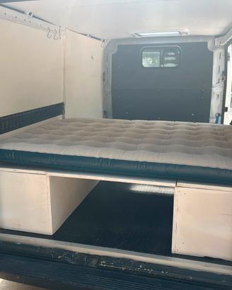 Allestimento letto furgone ducato, boxer, jumper