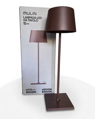 Lampada LED da tavolo ricaricabile MULIN 5W
