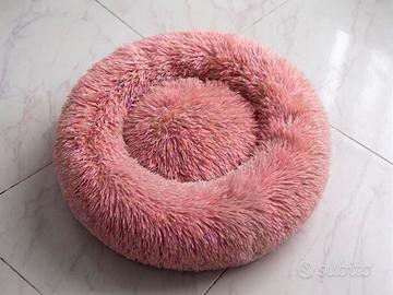 Cuccia Morbida Pet Plush Rosa Diametro 50cm
