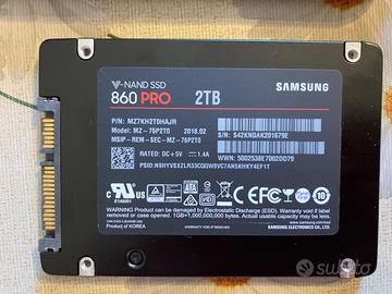 SSD 2 TB SAMSUNG 860PRO MZ-76P2T0 USATO