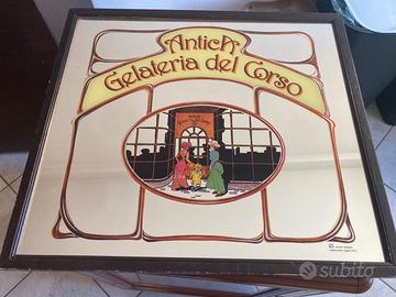 SPECCHIO VINTAGE ANTICA GELATERIA DEL CORSO