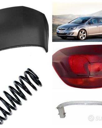 Opel Astra J frontale cofano paraurti fanale 09-12