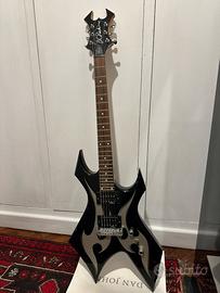 B.C Rich Warlock chitarra metal Black Flames