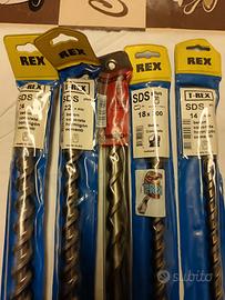 punte x trapano con attacco sds.