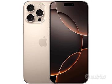 IPHONE 16 PRO MAX 256 GB SABBIA