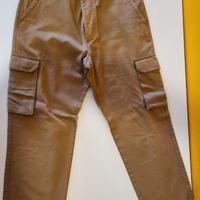 pantaloni uomo con tasche laterali in cotone