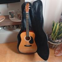 Chitarra acustica e Custodia