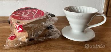 Dripper Hario V60 01 + filtri 
