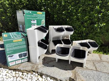 Fioriera verticale da giardino – impilabile * 6 PZ