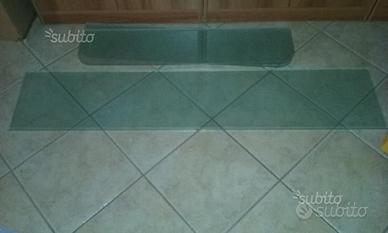 2 Mensole in vetro satinato