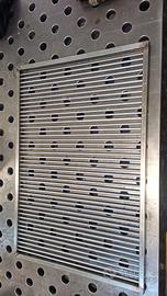 Griglia per caminetto in acciaio inox