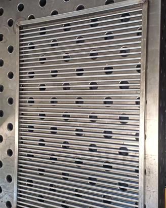 Griglia per caminetto in acciaio inox