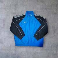 Giacca Umbro Vintage Color-Block Blu e Nera - Tagl