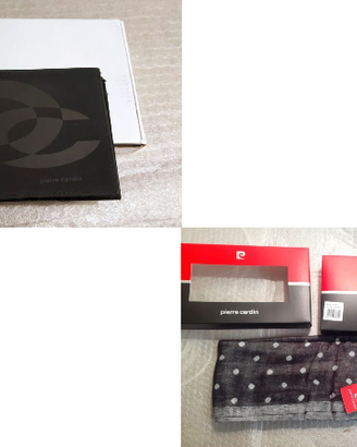 (Sped.Incl.)PORTAFOGLIO & SCIARPA - Pierre Cardin