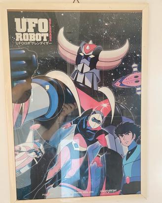 UFO robot poster vintage