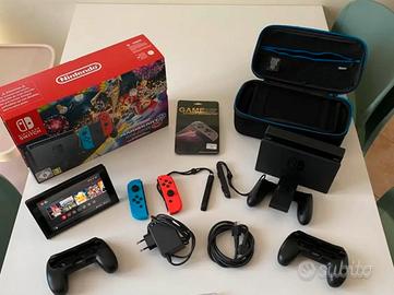 Nintendo switch+Mario Kart 8+Pokemon Scudo e Perla