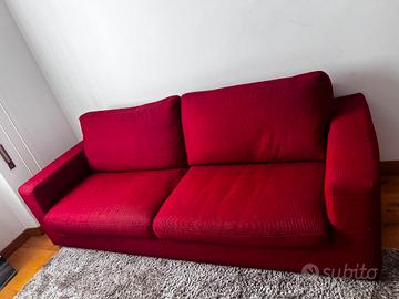 Divano 3 posti Poltronesofà Rosso