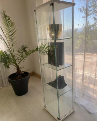 Vetrina Ikea DETOLF bianca vetro - 43x163